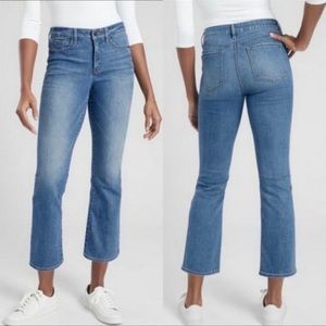 Athleta Sculptek Cropped Kick Flare Jeans - Size 10